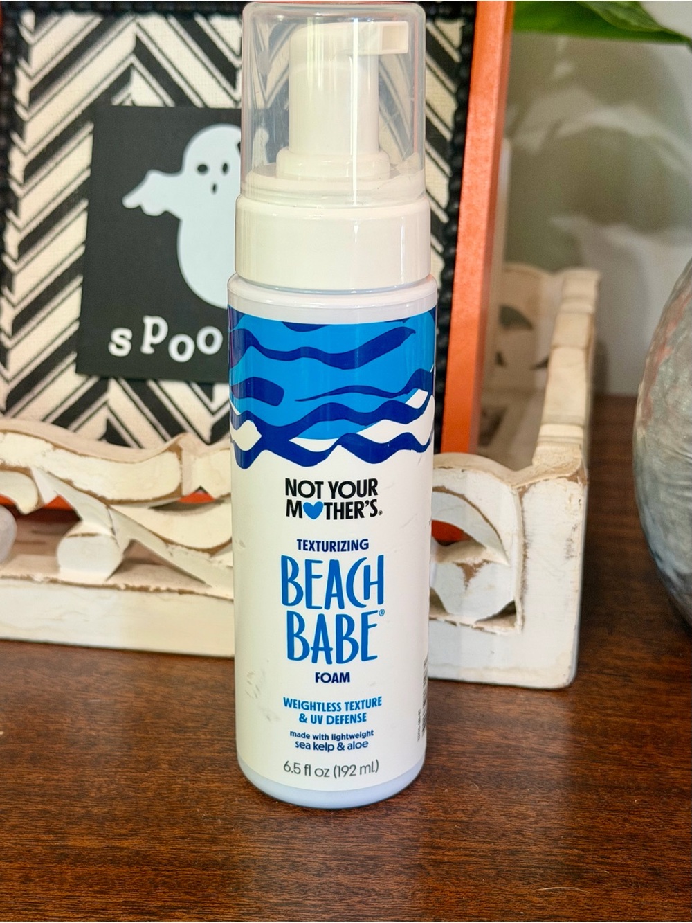 Not Your Mother's Beach Babe Texturizing Foam - White & Blue